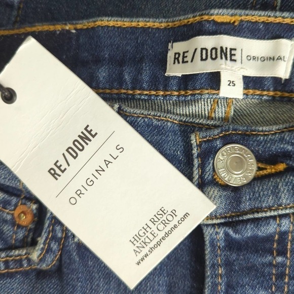 RE/DONE LEVIS Originals 90's High Rise‎ Ankle Crop - Picture 13 of 14